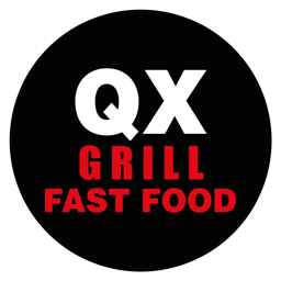 QX Grill Fast Food logo.